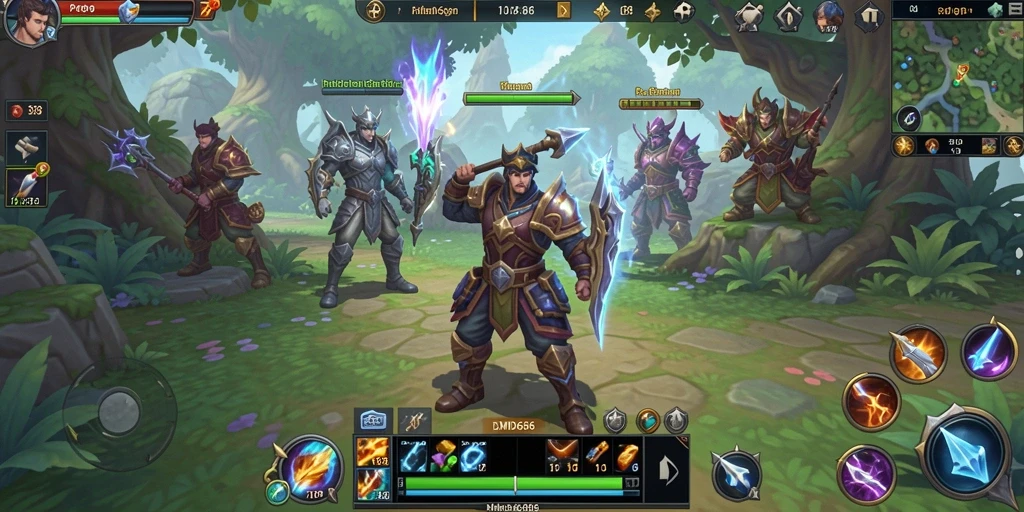 Tampilan gameplay DMD686 yang menakjubkan dalam dunia MMORPG.