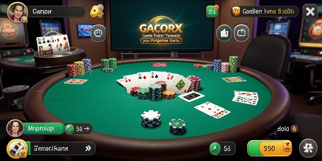 Tampilan gameplay GACORX yang menegangkan dan menarik.