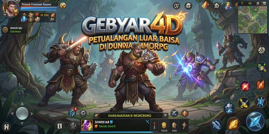 Tampilan gameplay GEBYAR4D yang menarik dan interaktif.