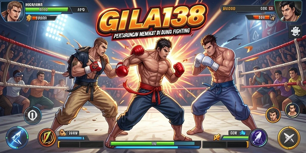 Screenshot utama GILA138 menampilkan aksi pertarungan yang mendebarkan.