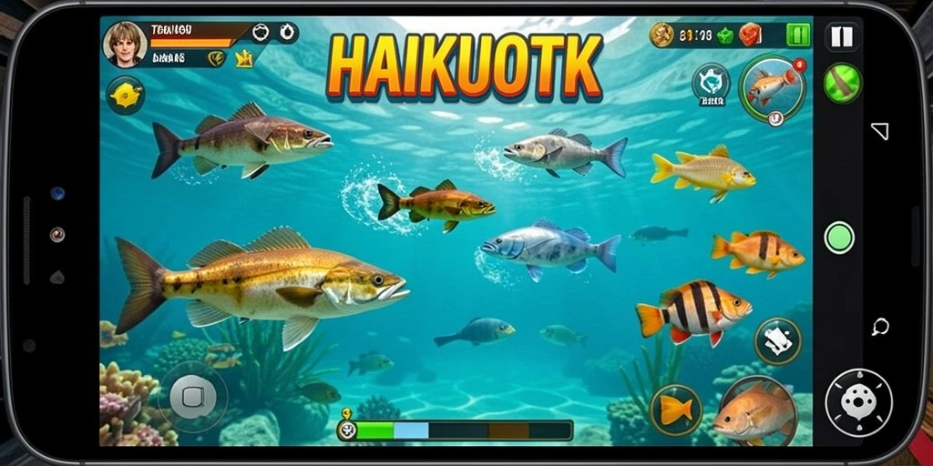 Tampilan gameplay HAIKUOTK yang menegangkan dan penuh warna.