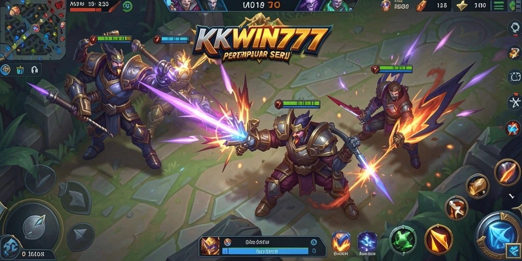 Tampilan gameplay seru dan taktik strategis dalam KKWIN777.