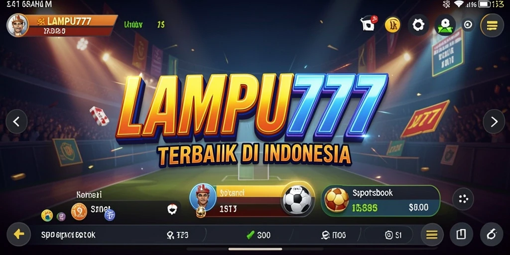Tampilan screenshot LAMPU777 menampilkan antarmuka pengguna dalam taruhan Sportsbook.