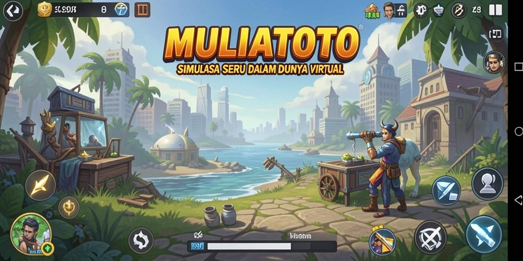 Screenshot menunjukkan gameplay seru dari MULIATOTO yang interaktif.