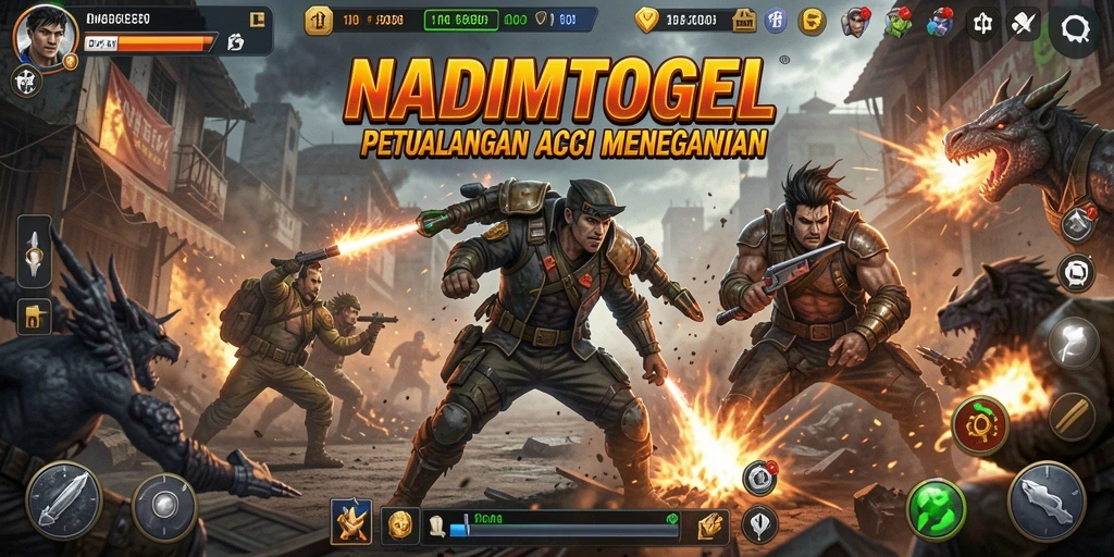 Tampilan gameplay NADIMTOGEL yang penuh aksi dan petualangan.