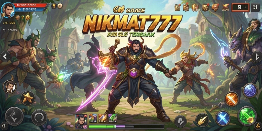 Tampilan gameplay menarik dari NIKMAT777 dengan strategi SLG