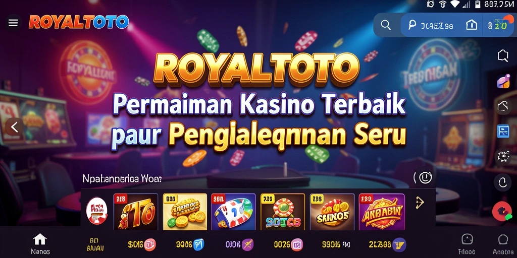 Tampilan gameplay ROYALTOTO yang menegangkan dan mengasyikkan.