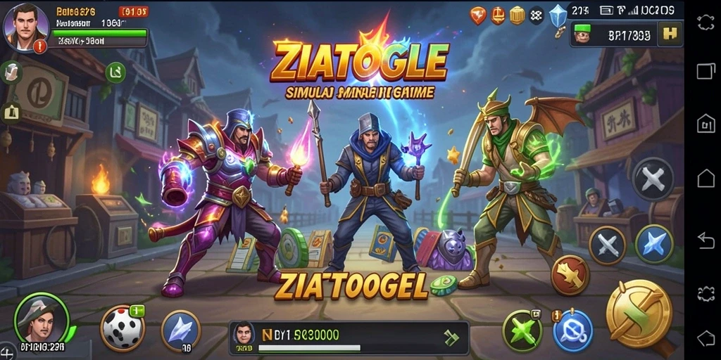 Tampilan gameplay menarik dari ZIATOGEL dalam simulasi interaktif.